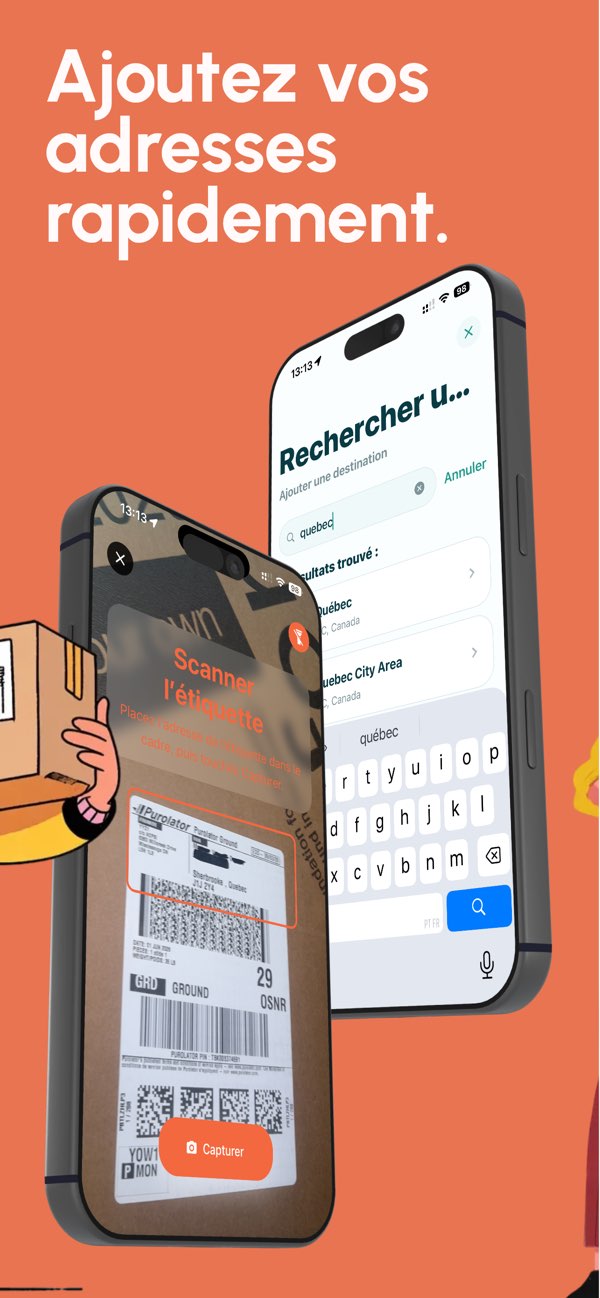 Capture d’écran de l’app RouteWise 3